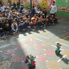 شعبده بازی روز دانش آموزدبستان شیخ محمد خیابانی-1404